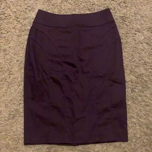 H&M eggplant color pencil skirt